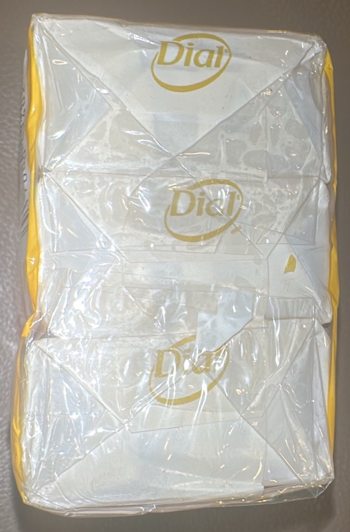 Dial Antibacterial Soap (Gold) 3-Pack Bars 4.5 oz Each Net Wt 13.5 oz-New/Sealed