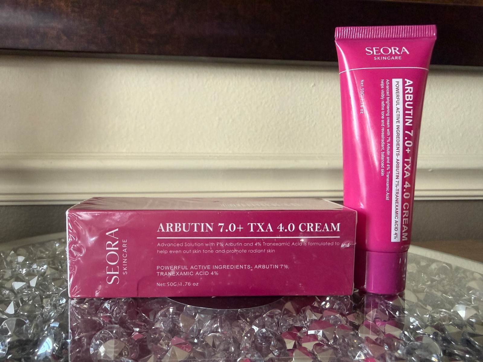 SEORA Skincare Arbutin 7.0% Tranexamic Acid 4.0% Face Cream 50g 1.76 oz