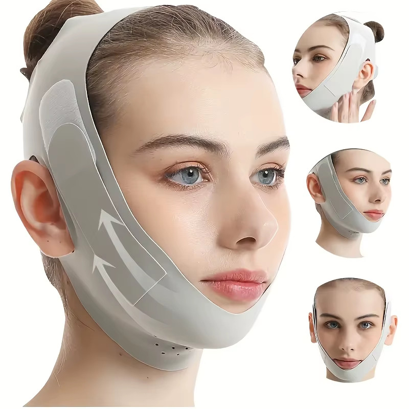 Face Support Band Adjustable Beauty Strap Washable Reusable Sleep Face Wrap