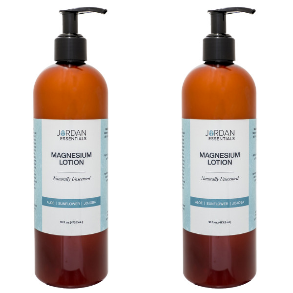 X2 Jordan Essentials Naturally Unscented Magnesium Lotion – 32 oz