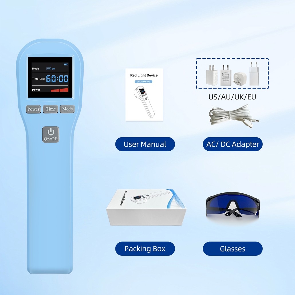 880mW 20 Diodes Laser Therapy Device for Arthritis Sports Injuries 650nm 808nm