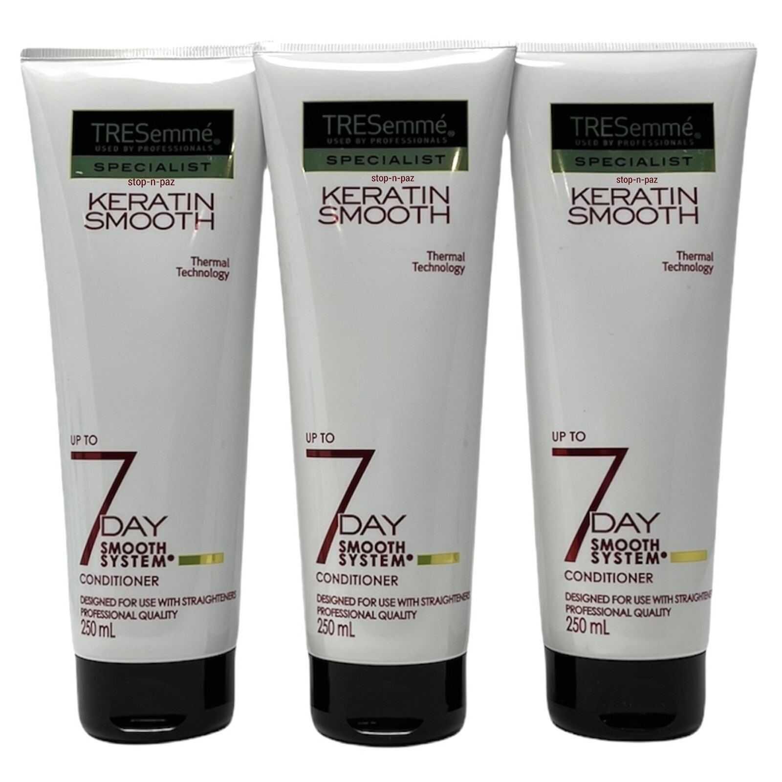 TRESemme 7 Day Smooth System Keratin Conditioner 250 mL (3 Pack)