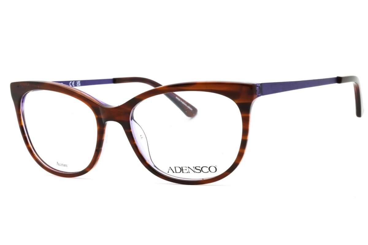 NEW Adensco AD223 01MF 00 Violet Havana 52mm Eyeglasses