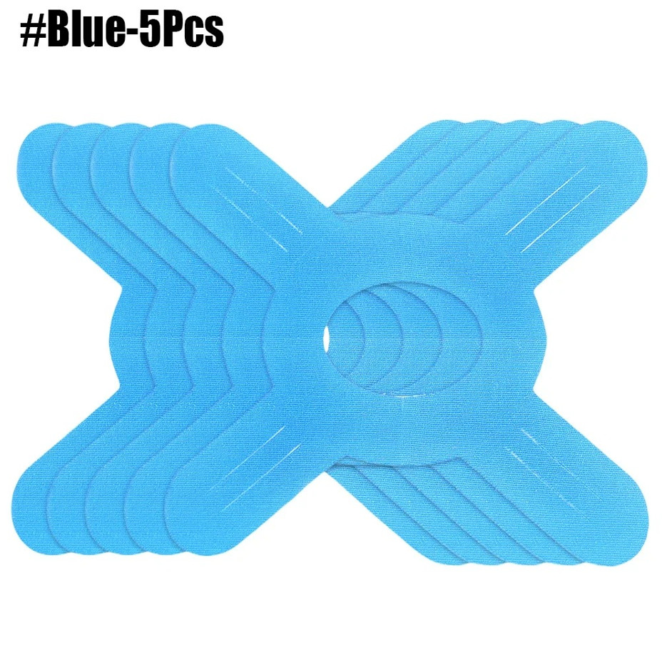 5 pcs Pre Cut Kinesiology Tape for Knee Waterproof Sports Support