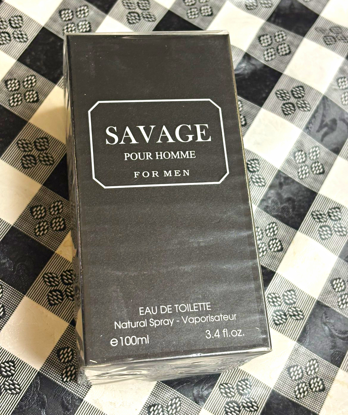 Savage Pour Homme Eau de Toilette Spray for Men, Regular Size 3.4 fl oz