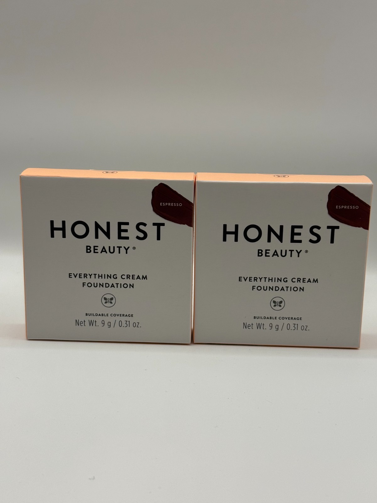 2 Honest Beauty Everything Cream Foundation ESPRESSO 0.31oz