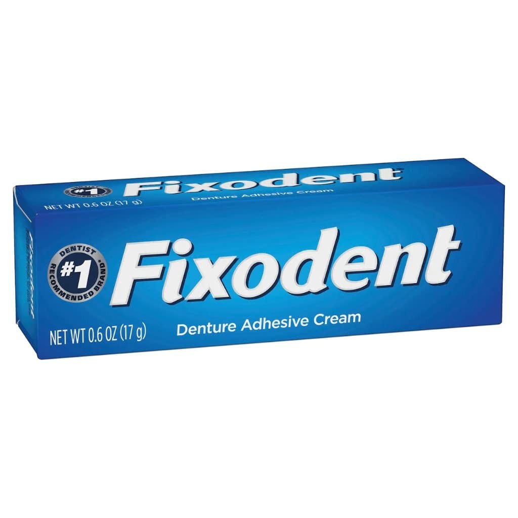 Reliable Adhesive Cream for Full and Partial Dentures – Pack of 2 x 0.6 oz