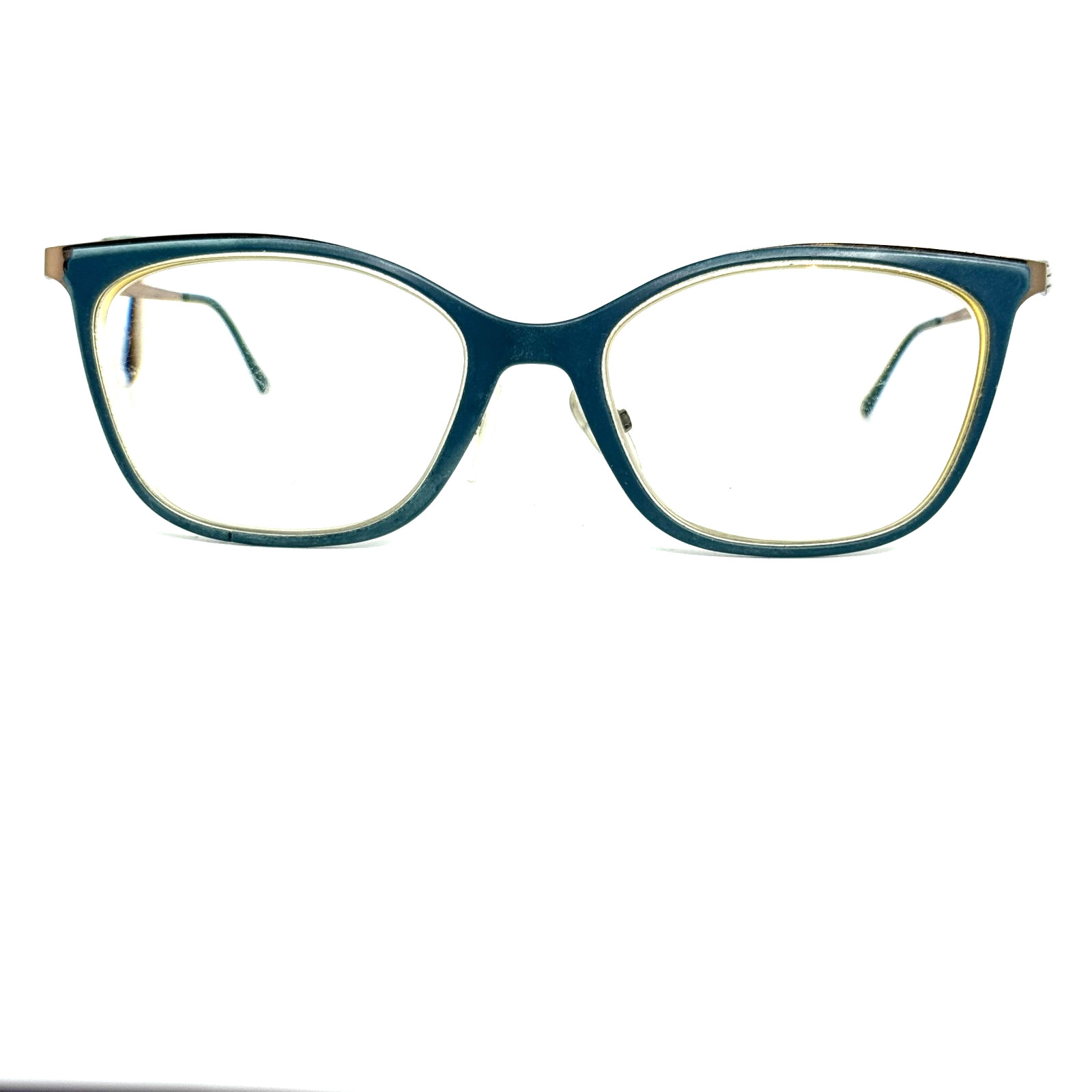 Prodesign Denmark 3175 C.9331 Matte Teal Gold Eyeglasses Frames 53-17 21006