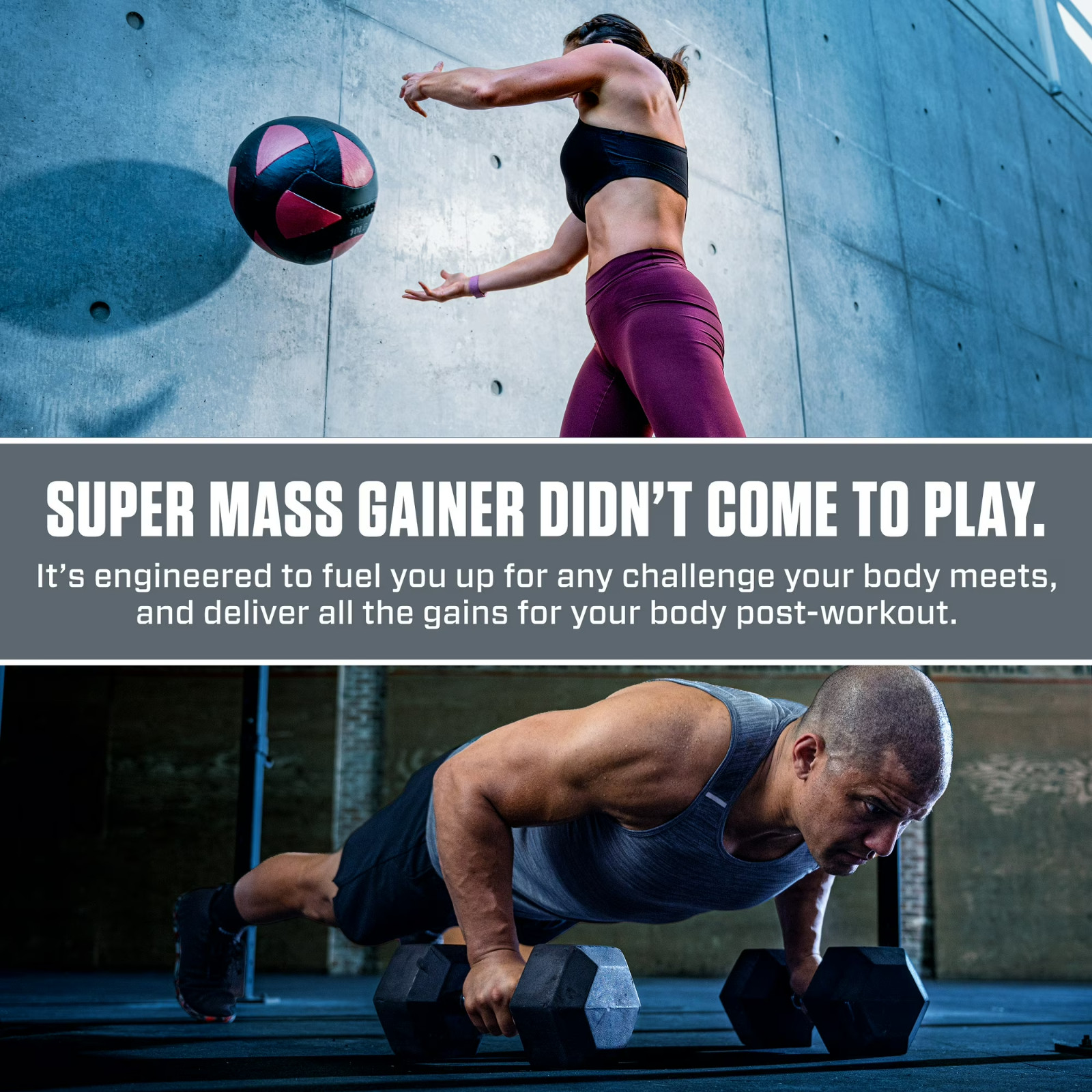 Dymatize Super Mass Gainer Protein Powder, 52g Protein, Gourmet Vanilla, 6 lbs