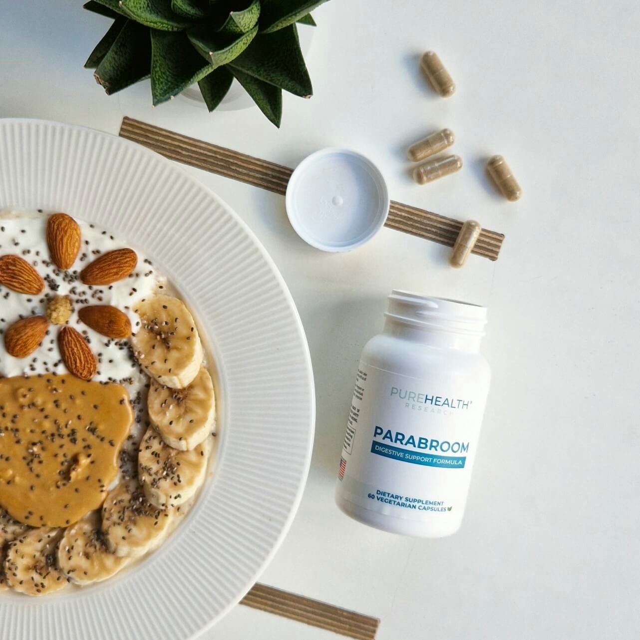 Pure Health Research PARABROOM Intestinal Cleanse Formula 60 Capsules