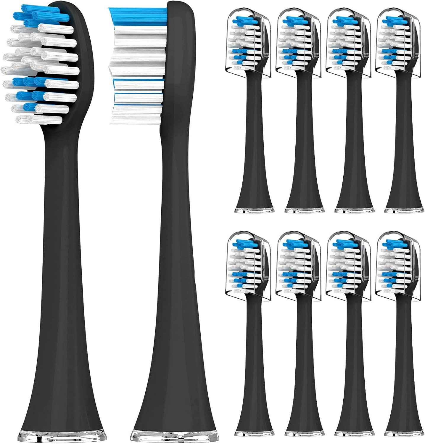 Acteh Sonic Edge Jetwave Toothbrush Replacement Heads – 10 Pack | Premium Origin