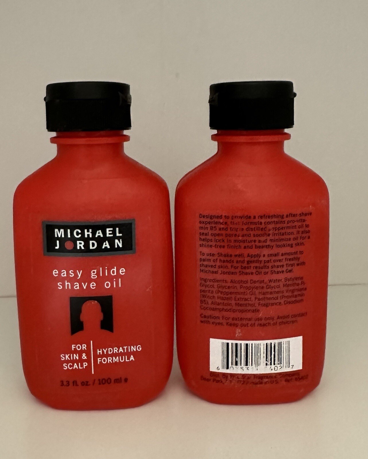 Michael Jordan Combo After Shave Skin Toner Skin & Scalp & Easy Glide Shave Oil