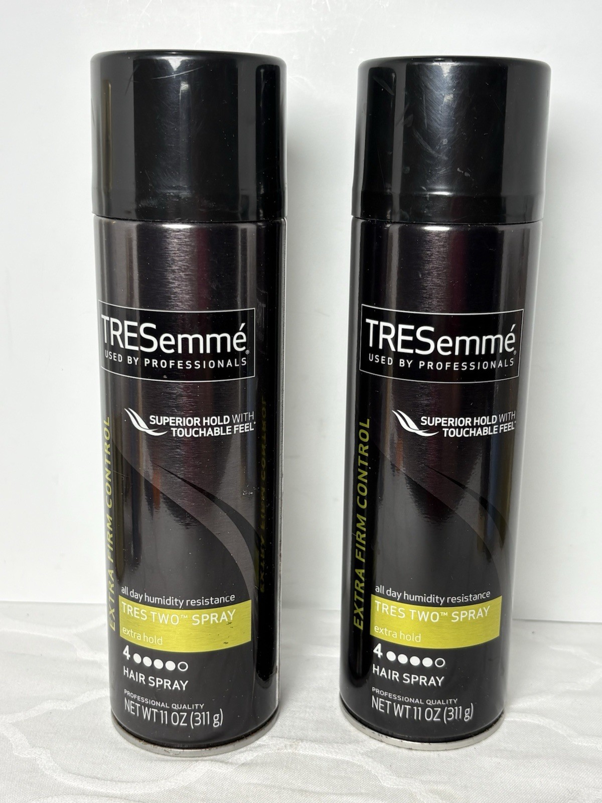 2 Tresemme Tres Two Spray #4 Hair Spray Extra Firm Control 11 oz Old Formula