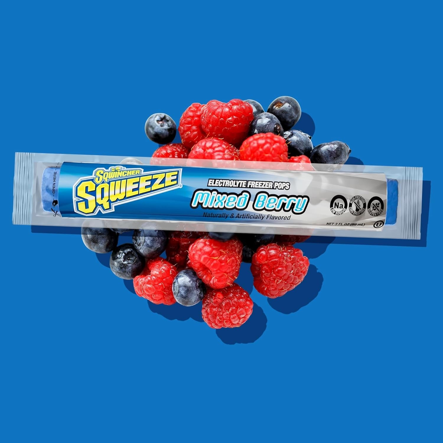 Electrolyte Freezer Pops Variety Pack 5 Flavors 10 Count for Hydration