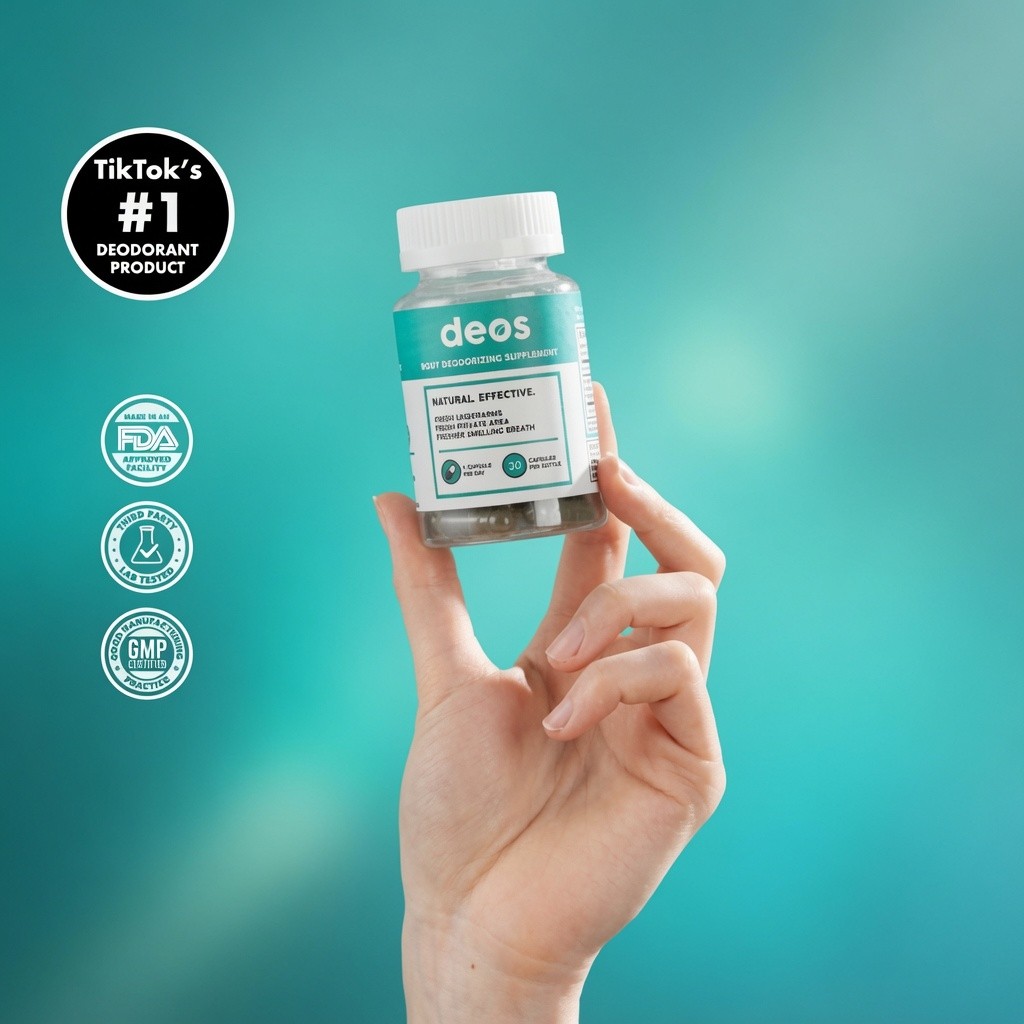 Deos Body Deodorizing Supplement Organic Parsley Chlorophyllin 30 Capsules