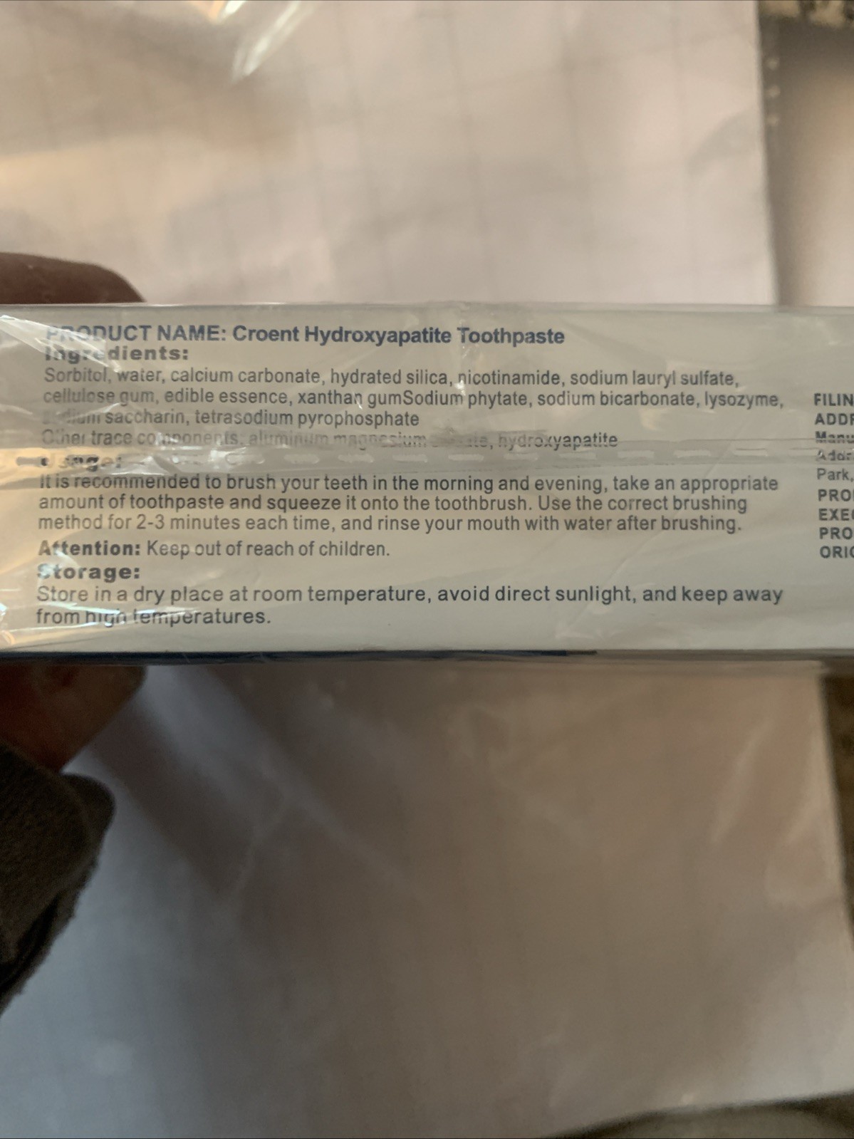7.5% Hydroxyapatite Toothpaste 4.2 oz (2 Pack)