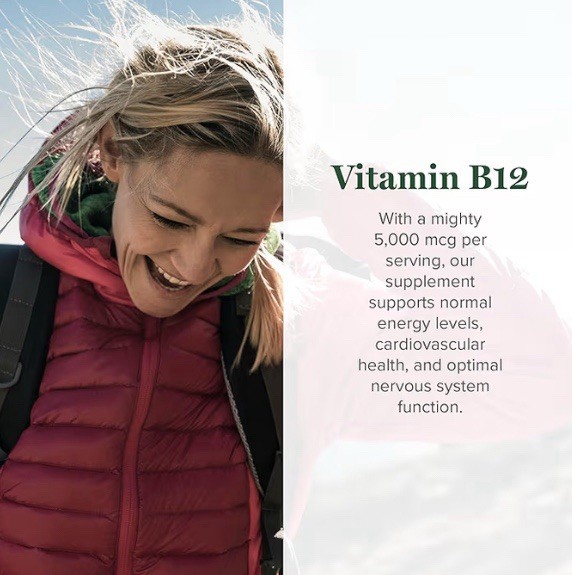 Global Healing Vitamin B12 Liquid 5000mcg Vegan Sublingual 1oz Exp 02/2028
