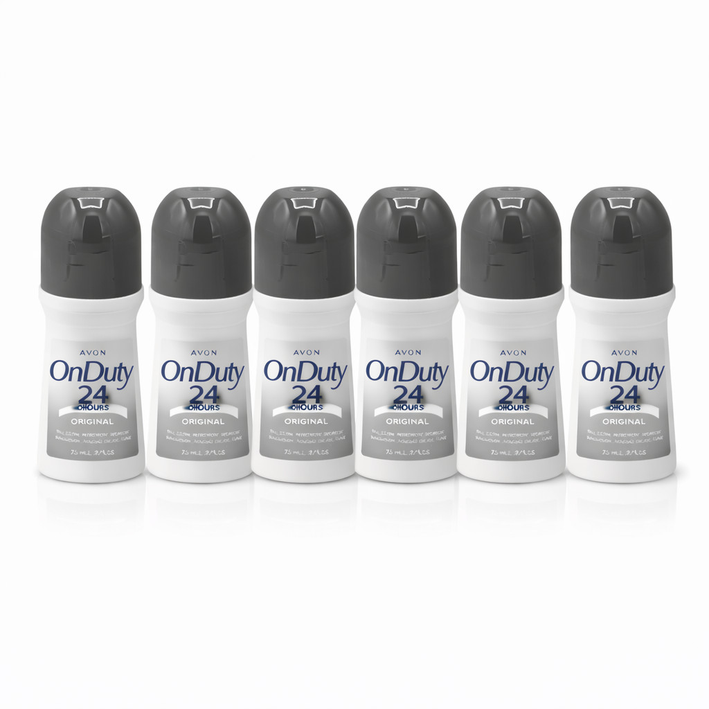 6- Avon Onduty Orginal 24 Hours Roll-On Deodorant – 2.6oz