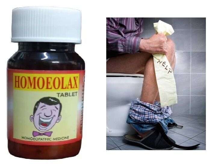 Homeopathic Homoeolax (20gm Tablets) Strong Laxative for Constipation