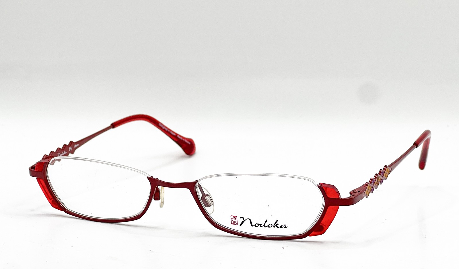 NEW CHARMANT NODOKA ND10176 RED AUTHENTIC EYEGLASSES 48-18