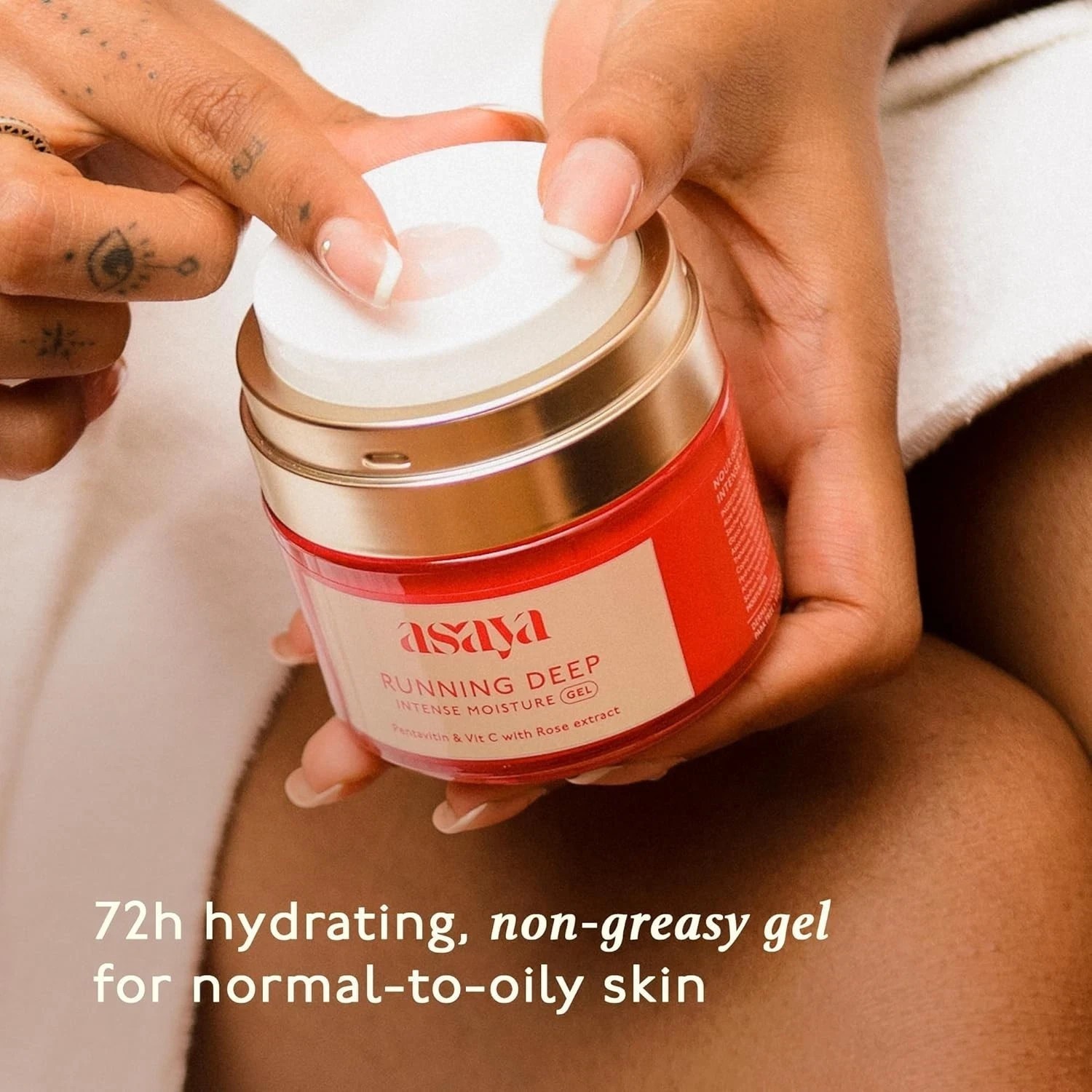 Asaya Running Deep Intense Face Moisturizer Gel – (50g)