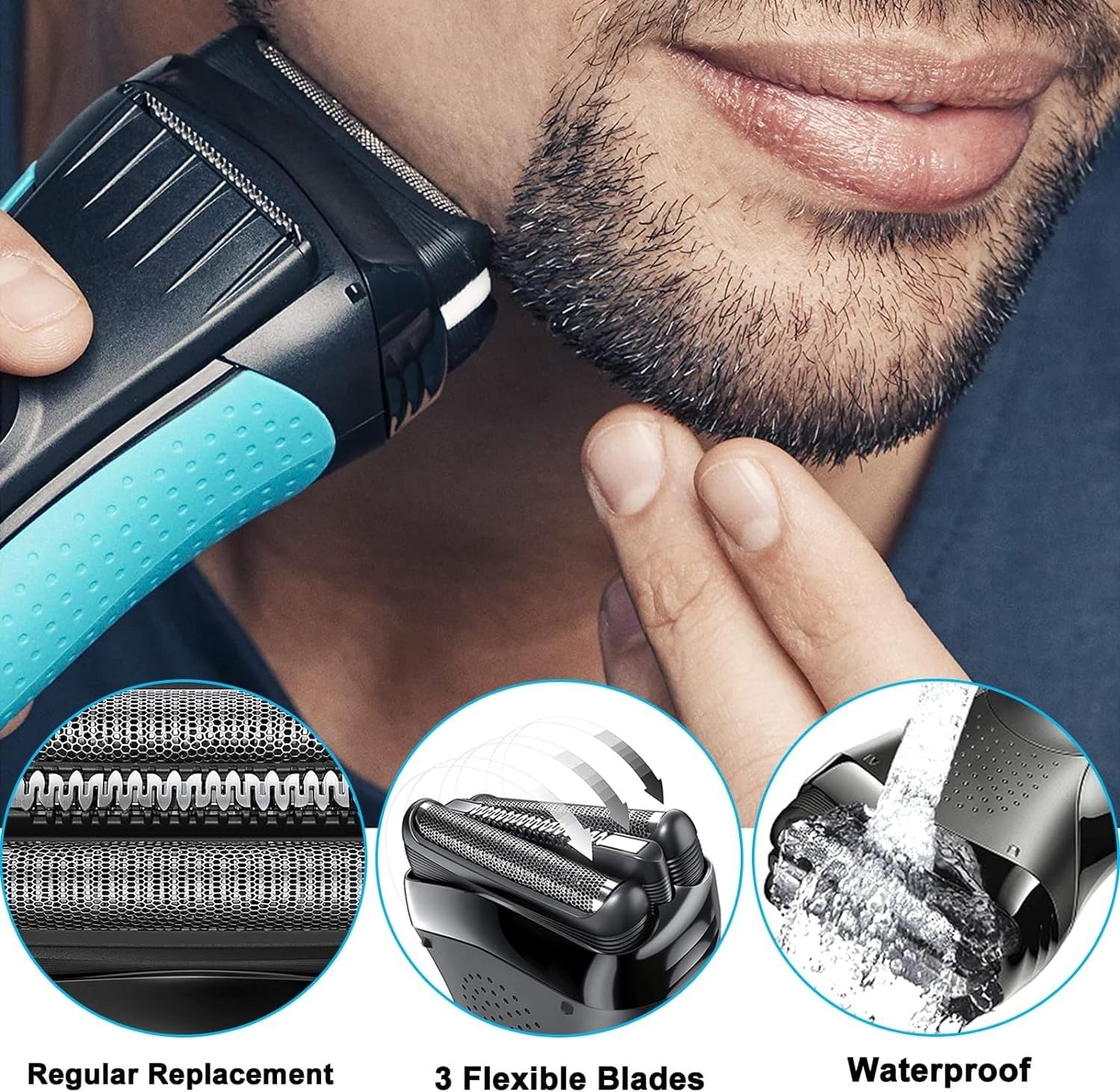 21B Series 3 Electric Replacement Shaver Head – Close Shave, Multiple Models