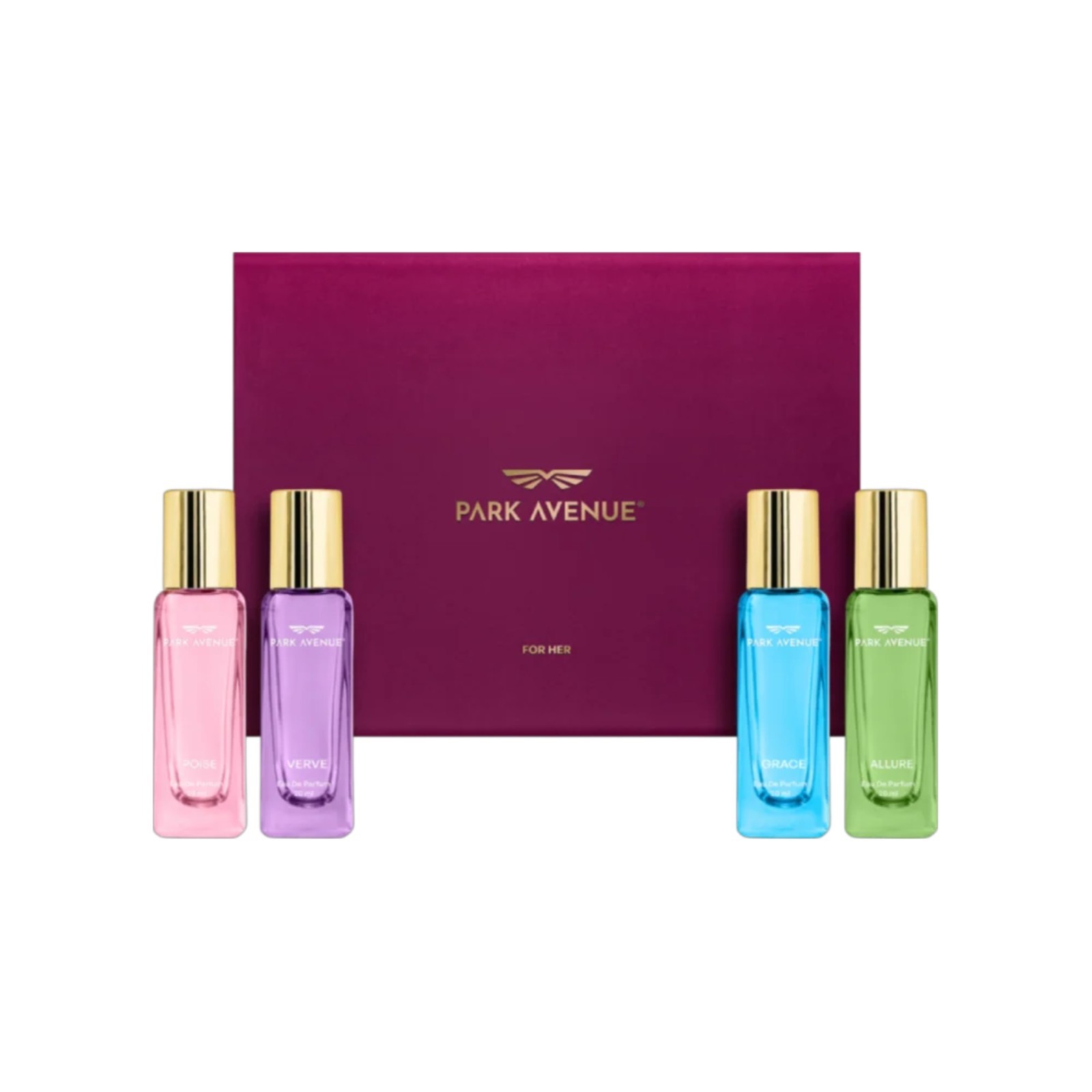 Park Avenue For Her Perfume Gift Set 4x20ml EDP Long Lasting Fragrance Women