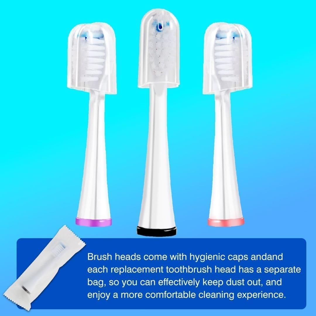 Replacement Brush Heads for Waterpik Sonic-Fusion 2.0 Flossing Toothbrush Heads