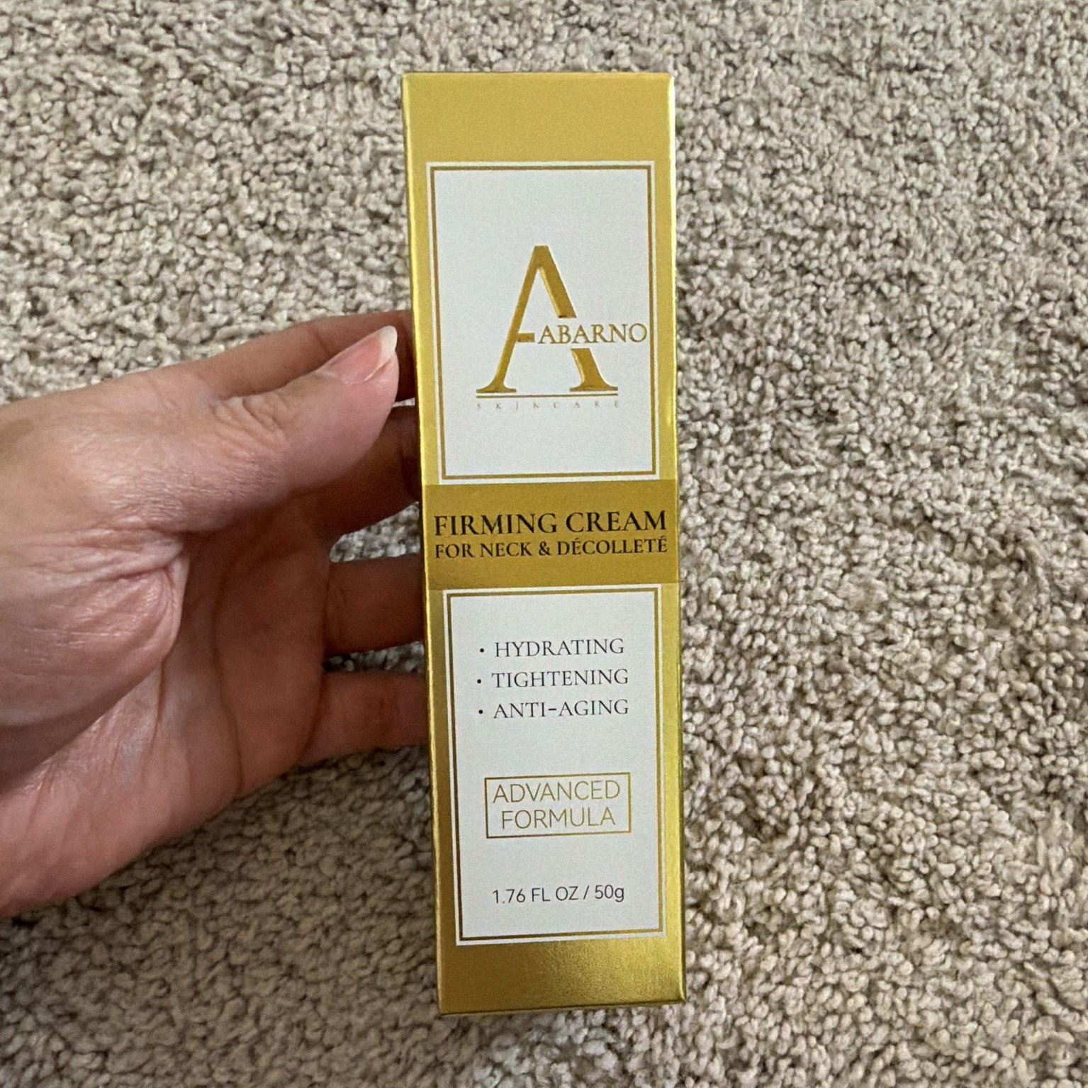 ABARNO Advanced Formula Neck & Décolleté Firming Cream w/ Retinol, 1.76 fl oz