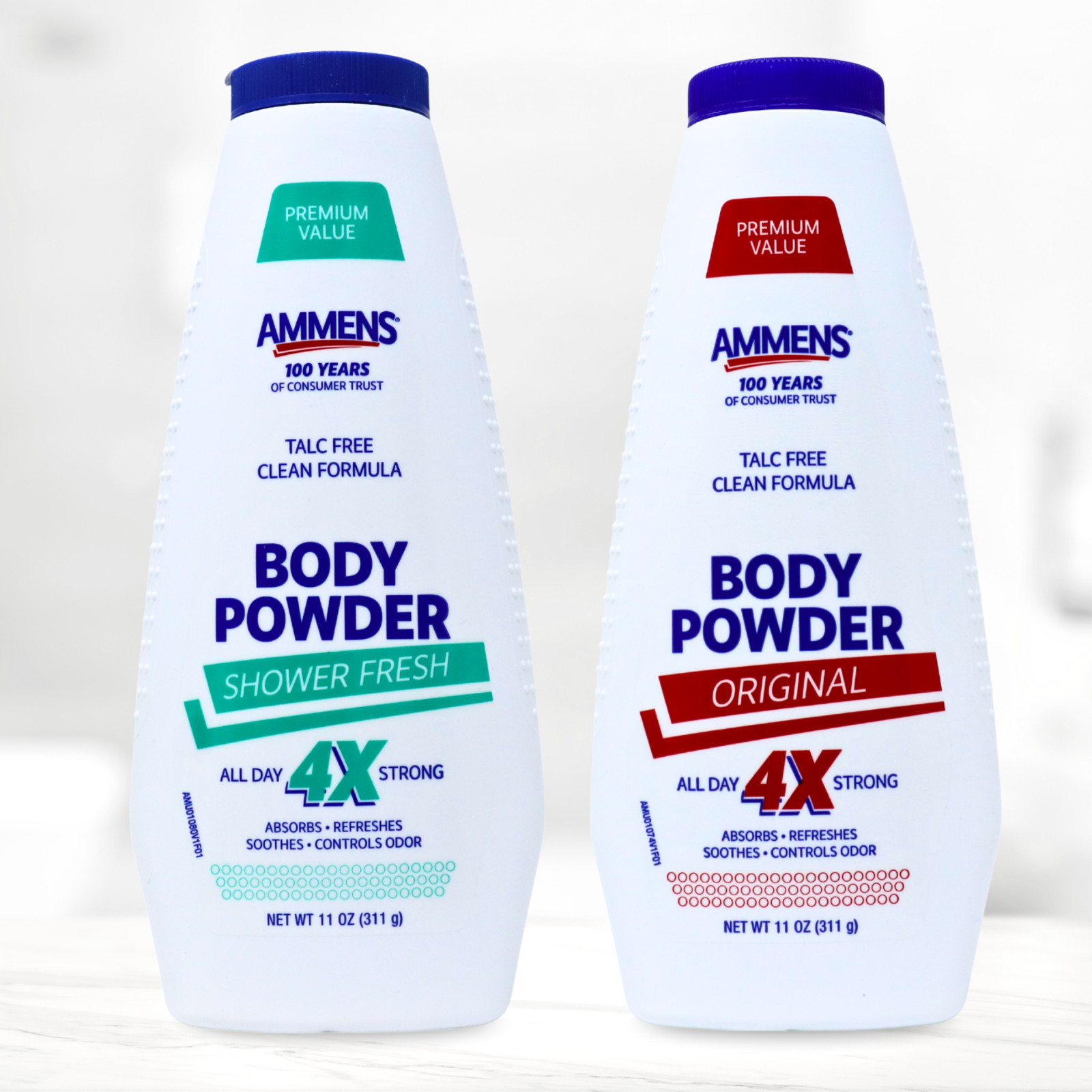 Ammens Powder, Original – 11 oz pack of 3