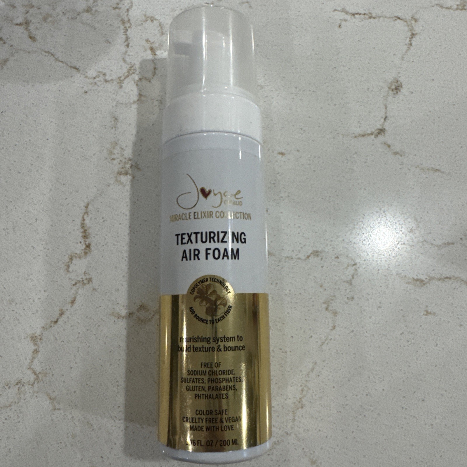 Joyce Giraud Miracle Elixir Texturizing Air Foam For Hair 6.76 oz. – NEW! B1