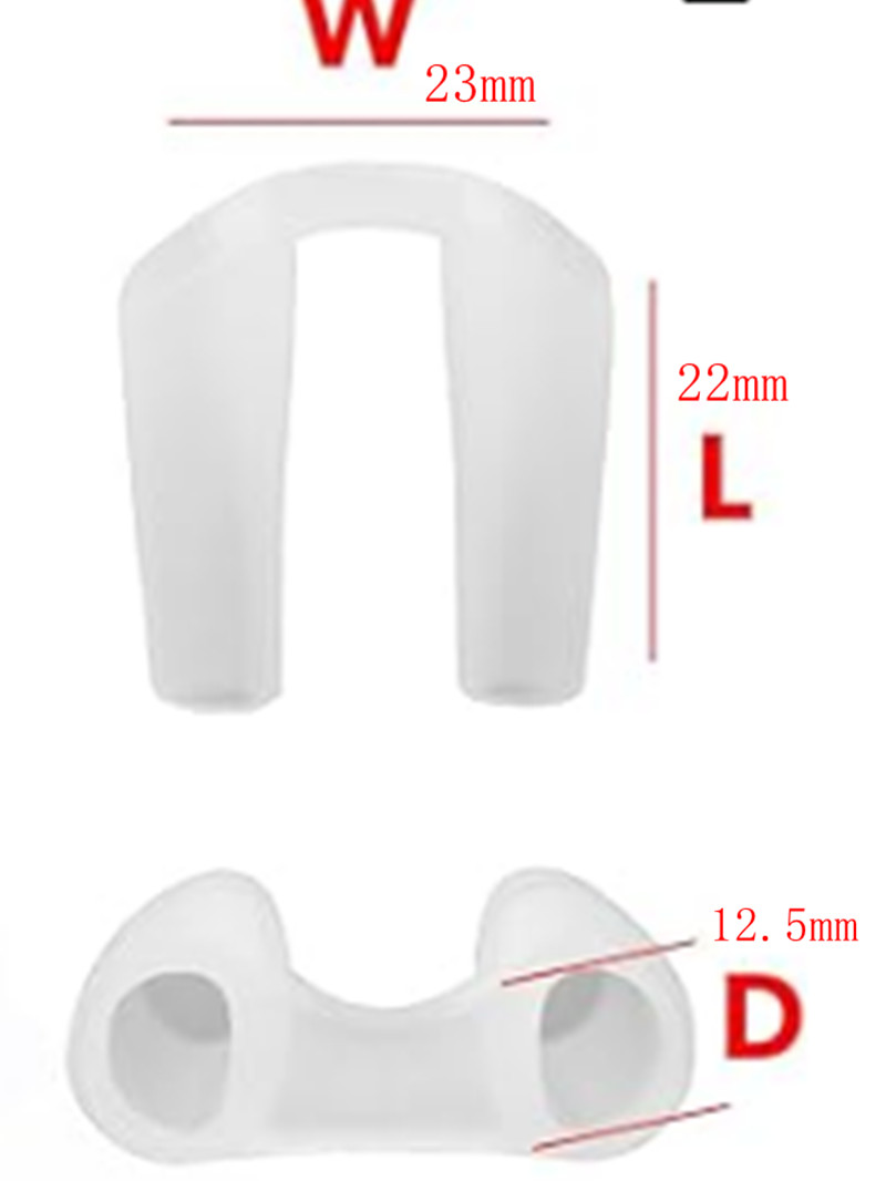 20 pcs sterilized Silicone nasal splint Nostril retainer silicon conformer