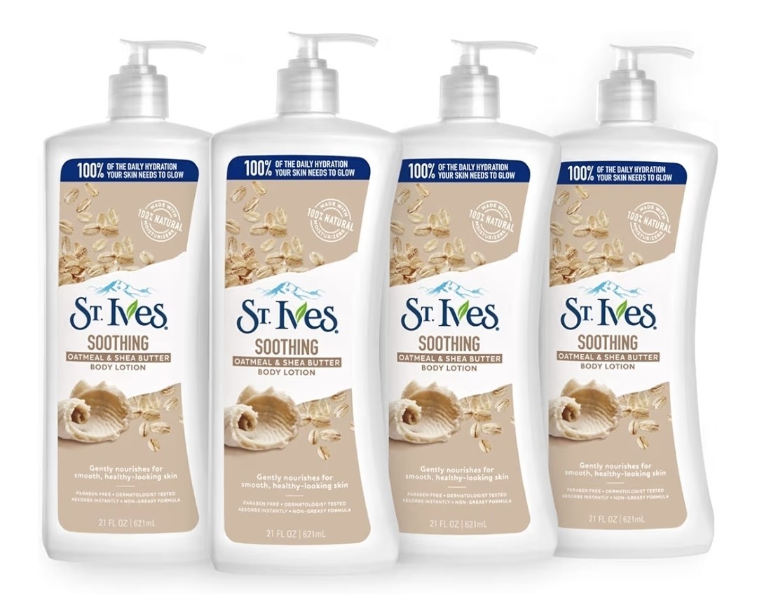 St. Ives Soothing Hand & Body Lotion for Women with Pump, Daily Moisturizer…