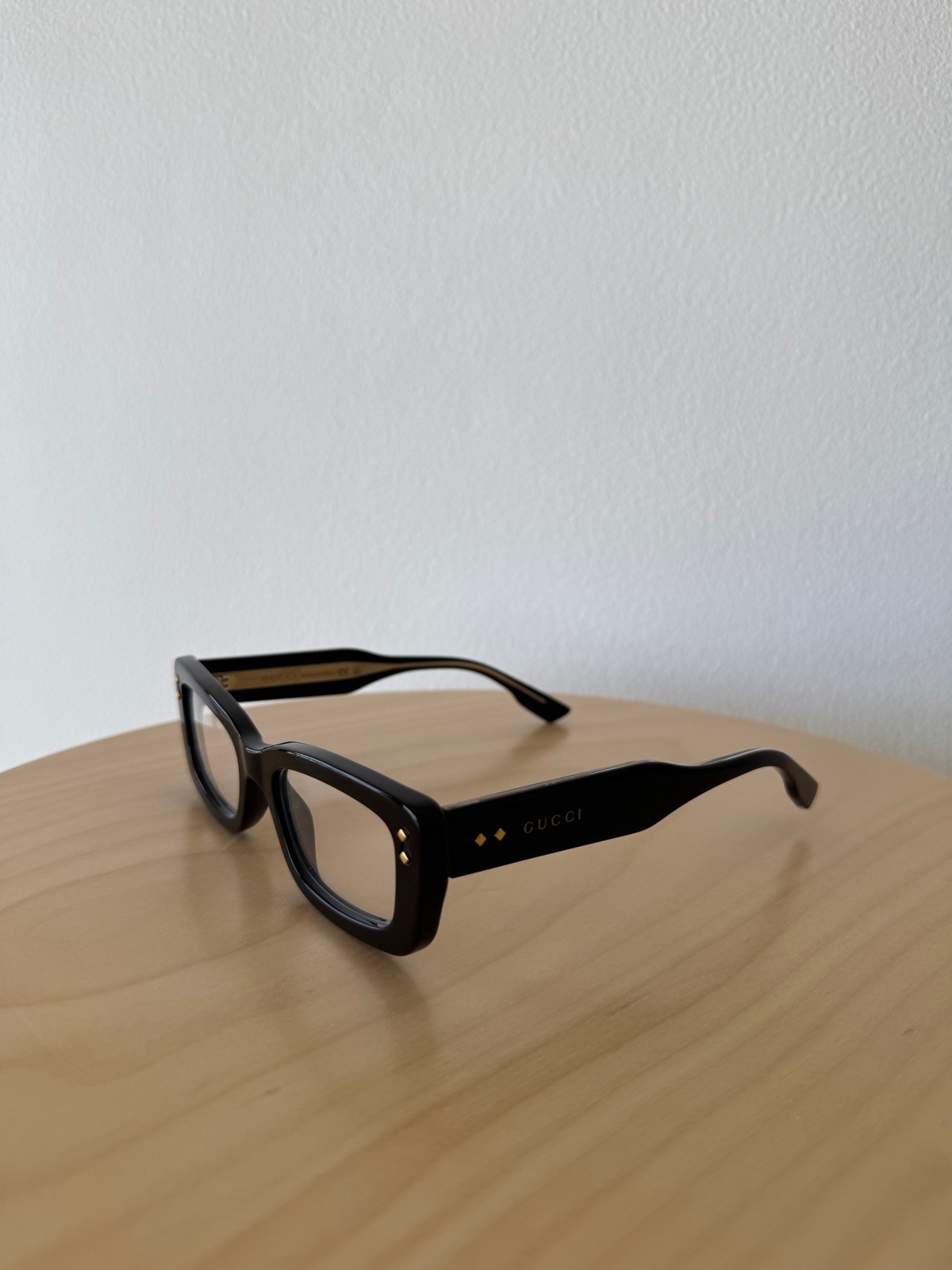 New Gucci eyewear glasses GG1216o 001 black diamond womens