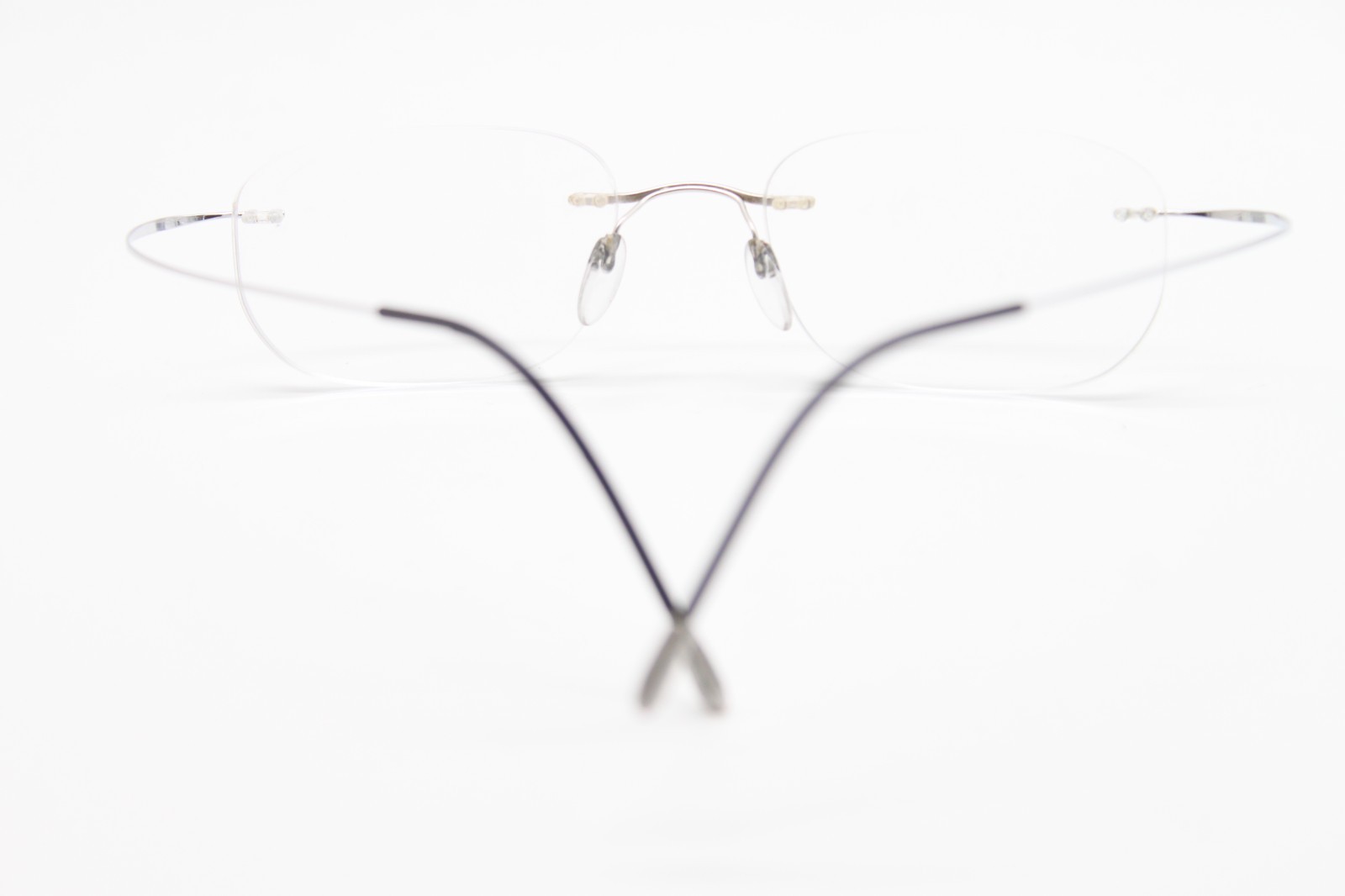 SILHOUETTE 7799 10 6050 SILVER BLACK TITAN AUTHENTIC EYEGLASSES ..-21