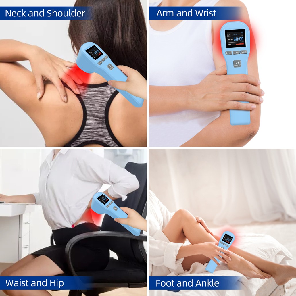 880mW 20 Diodes Laser Therapy Device for Arthritis Sports Injuries 650nm 808nm