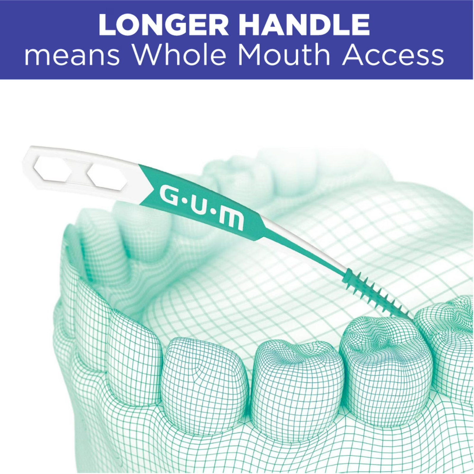 GUM Soft-Picks Advanced Dental Picks, Dentist Recommended, 60 Count