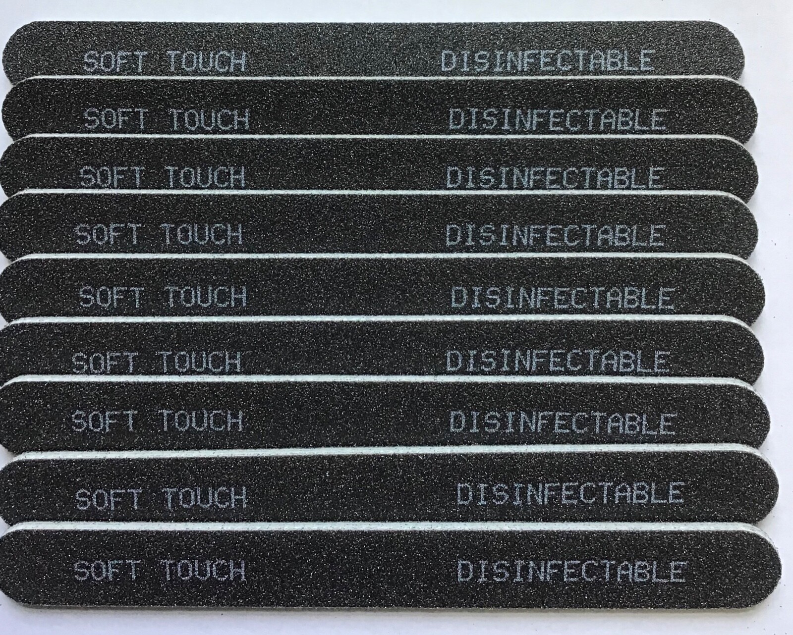 Soft Touch Extra Coarse Disinfectable Black Nail Files made in USA