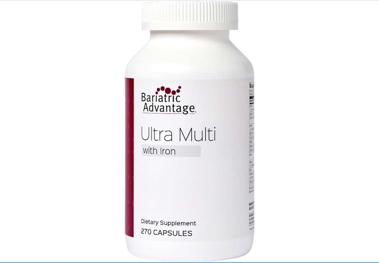 Bariatric Advantage Ultra Multi with Iron 270 Capsules High Potency Vitamin Seal