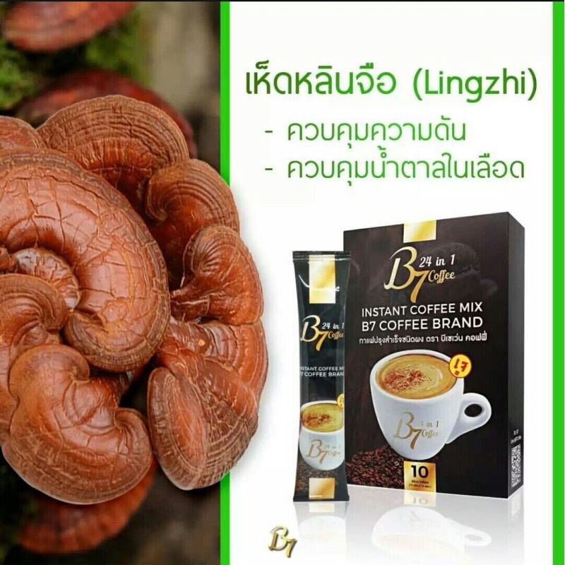 10x B7 Coffee 24in1 Mix Weight Control Premium Extract Healthy Immune No Sugar