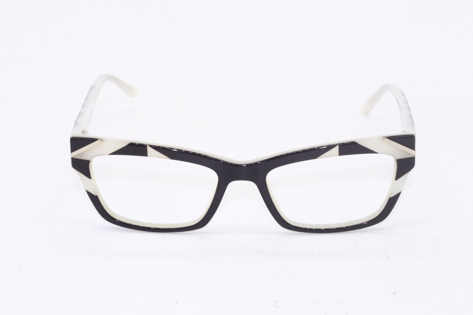 NEW L.A.M.B. LAMB LAUF105 BLACK BROWN GOLD AUTHENTIC FRAMES EYEGLASSES 55-18