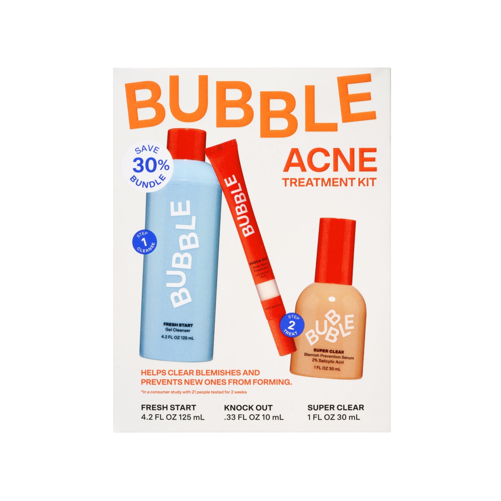 Bubble Acne Treatment Kit