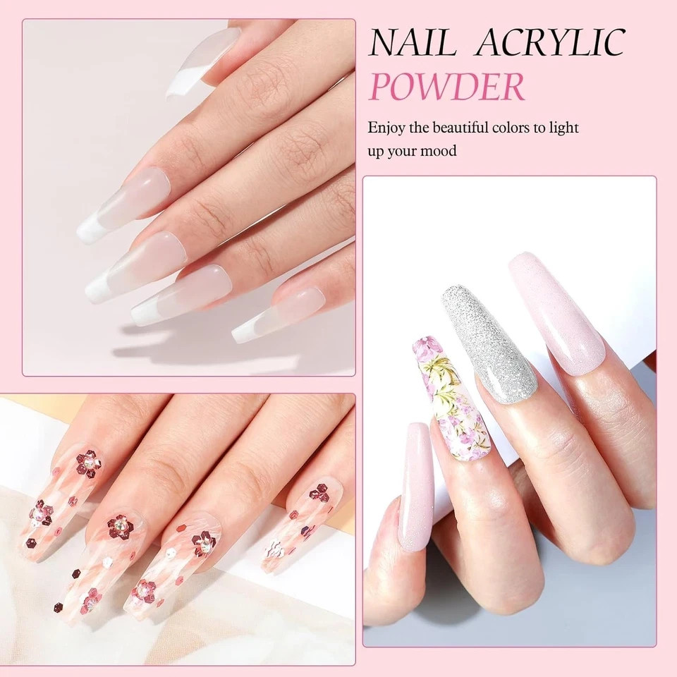 Acrylic Nail Kit with Drill and U V Light, Professional Nail Kit Acrylic Set