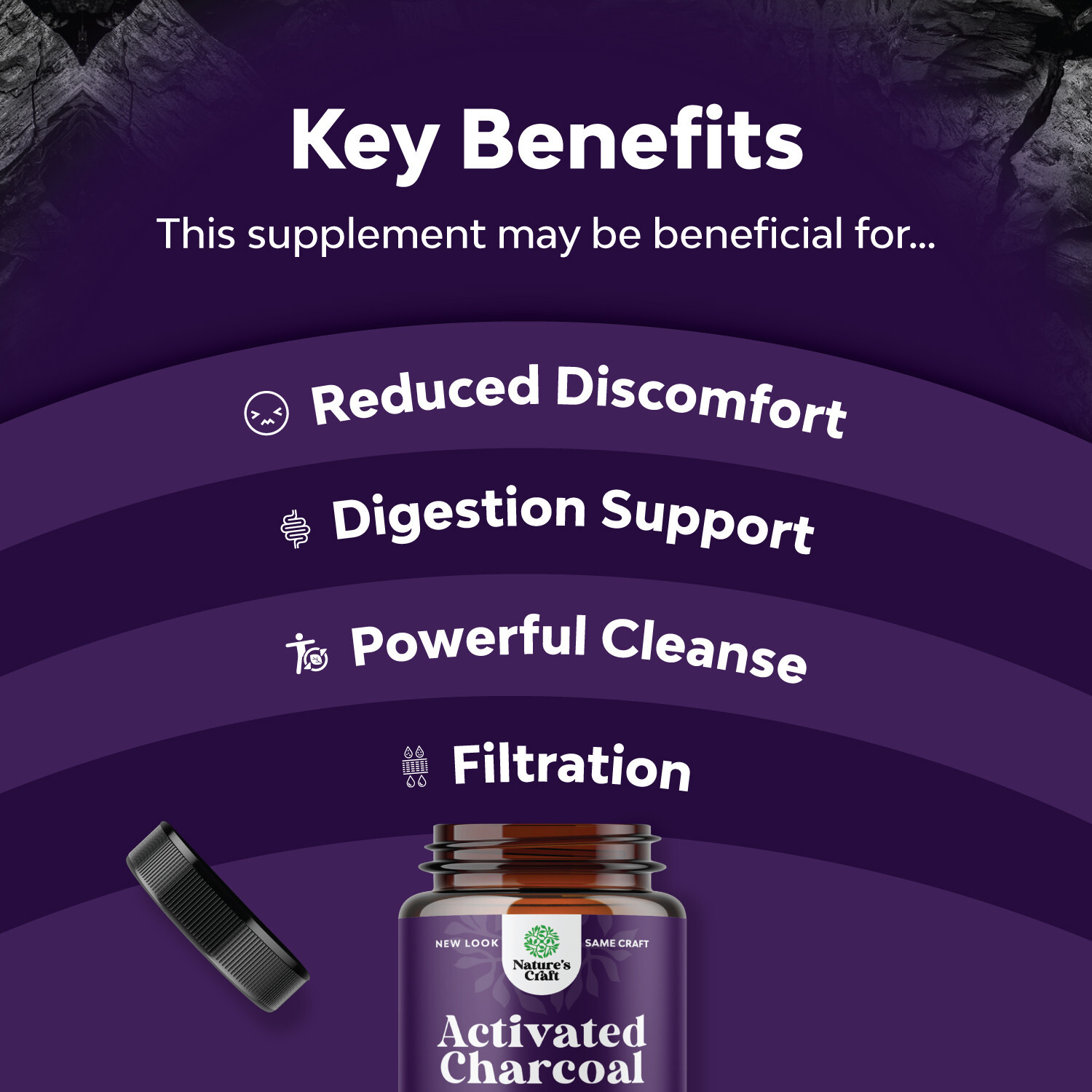 Cleanse and Detox Activated Charcoal Capsules – Purifying Detox Pills