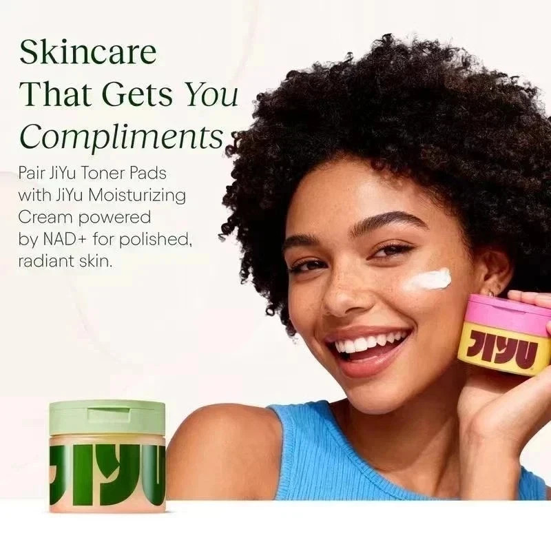 NEW JiYu Korean Skincare Bundle – Toner Pads + NAD+ Moisturizer+*