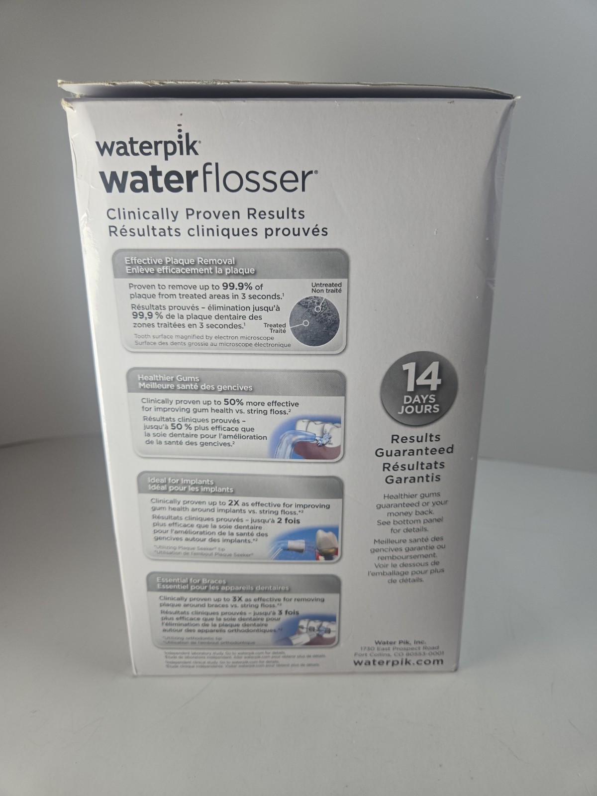 New Waterpik Aquarius Water Flosser WP-660C – 7 Tips, 10 Settings NOB