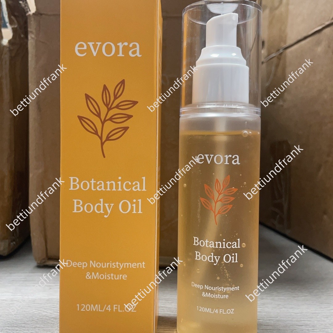 1 pack Evora Botanical Body Oil 120ml Lightweight Moisturizing Oil for Dry Skin