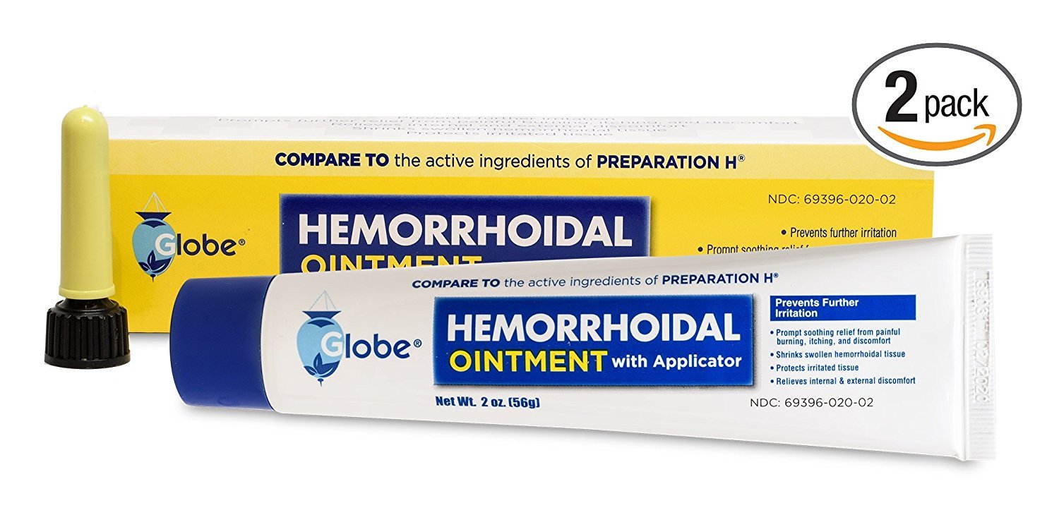 Hemorrhoidal Ointment 2 oz (Compare to PREPARATION H) – 2 packs