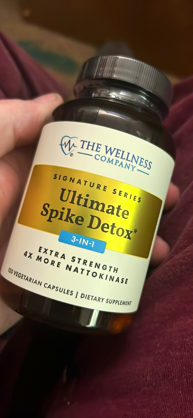 The Wellness Company Ultimate Spike Detox 3-in-1 Vegan Capsules, 120 Count