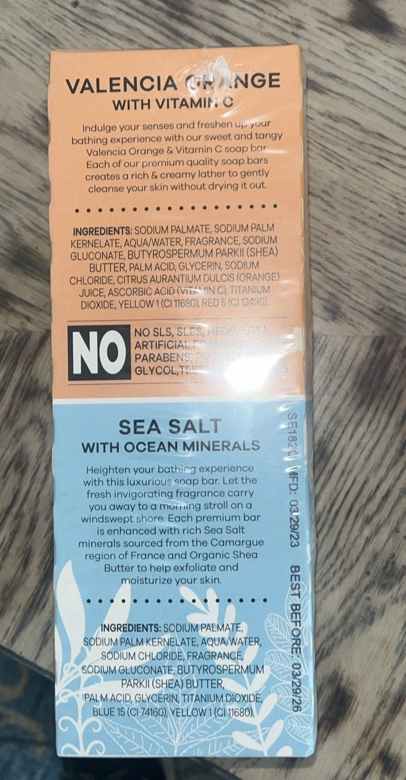 Australian Botanical Soap 8 Bars Valencia Orange/Sea Salt – New Sealed *Photos